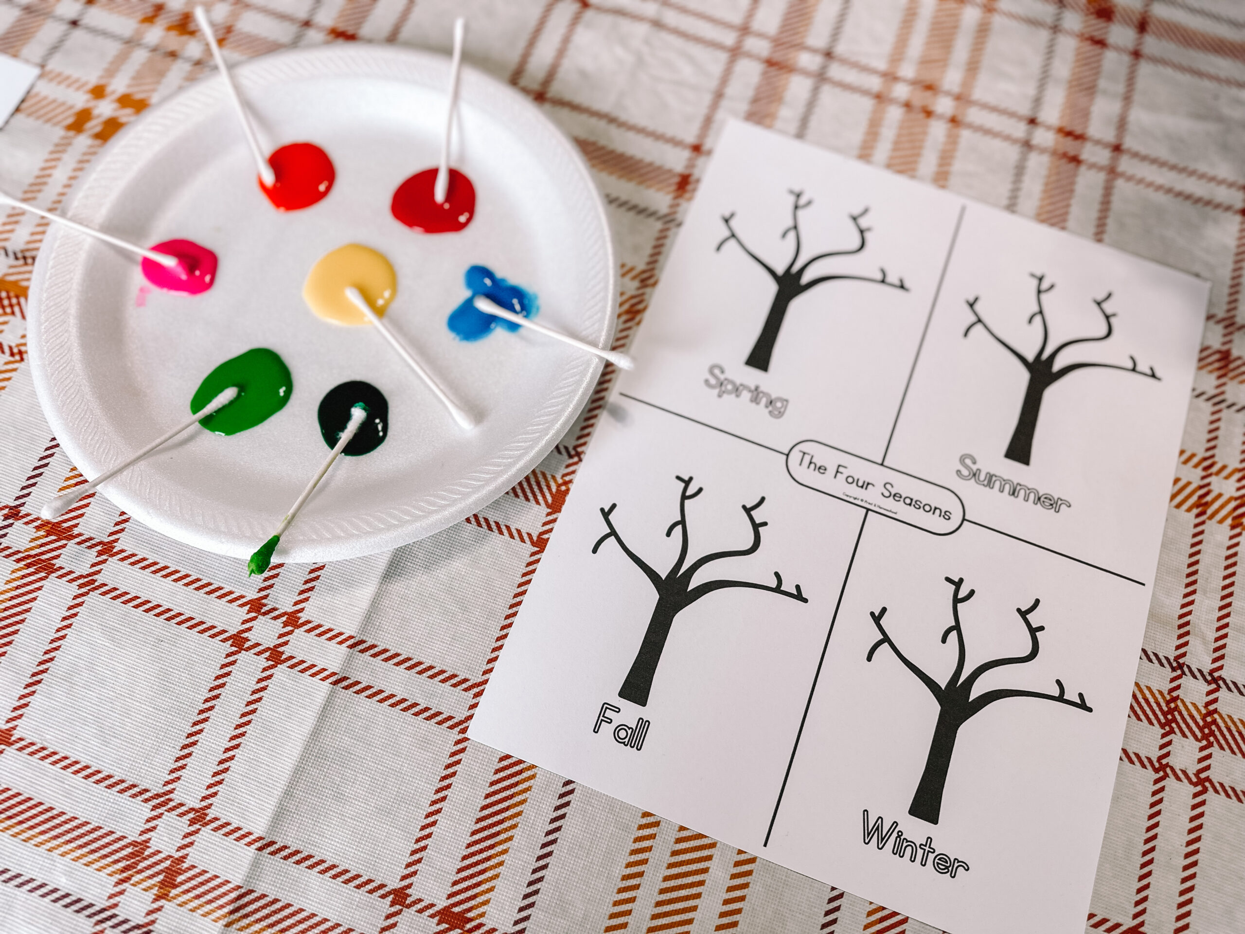 Four Seasons Tree Template + Free Printable - The Seasonal Homeschool